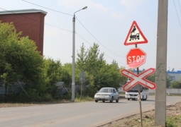ЖД-призрак останавливает водителей Петропавловска (ВИДЕО)
