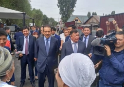 Карим Масимов встретился с жителями "Шанырака"