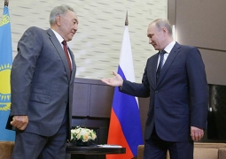 Владимир Путин поблагодарил Нурсултана Назарбаева за помощь в налаживании отношений с Турцией