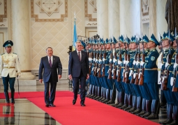 Нурсултан Назарбаев наградил президента Сербии орденом «Данк» I-й степени