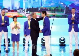 Нурсултан Назарбаев наградил олимпийских чемпионов орденом «Барыс»