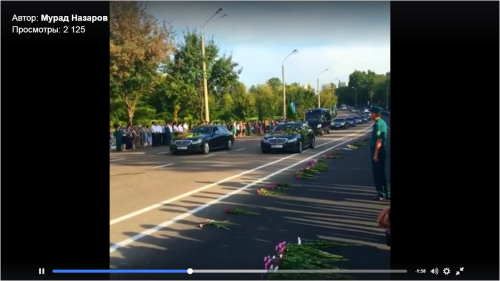 Тысячи людей вышли на улицы проводить Ислама Каримова в последний путь (ВИДЕО)