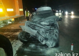 Очередное ДТП на капшагайское трассе: три человека получили тяжелые травмы 