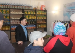 В Кокшетау при мечети открылся  бесплатный магазин для социально уязвимых слоев населения
