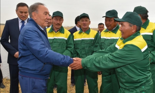 Нурсултан Назарбаев: Северный Казахстан - главная житница страны