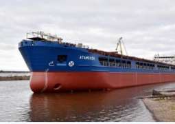 Национальный грузовой флот Казахстана пополнил сухогруз «Атамекен»
