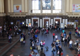 На украинских вокзалах больше не будет информации на русском языке