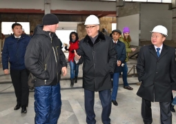 Аким СКО Ерик Султанов ознакомился с объектами реконструкции и посетил ТОО «Адель Кус»