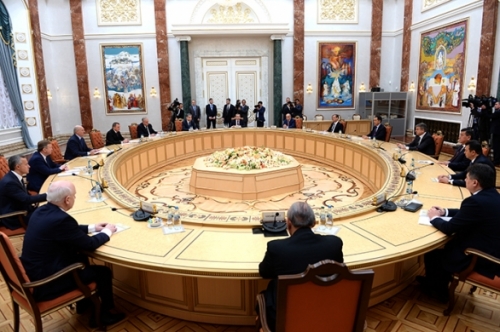 Президент Республики Беларусь принял премьер-министров СНГ в рамках заседания Совета глав правительств 