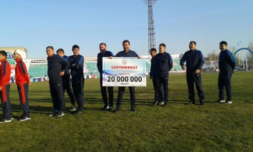 ФК «Кайсар» подарили 20 млн тенге за возвращение в казахстанскую премьер-лигу