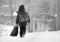 Из-за морозов отменены занятия для начальной школы в Астане
