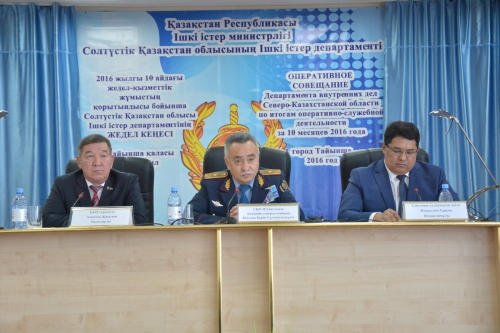 Мемориал памяти погибшим полицейским открыли в Севером Казахстане