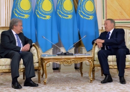 Нурсултан Назарбаев встретился в Астане с новым генсеком ООН