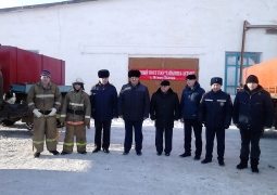 В селе Ясная Поляна СКО открыли пожарный пост