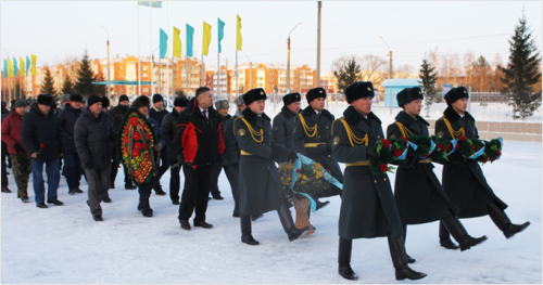 В Петропавловске открыли обелиск Славы воинам-интернационалистам 