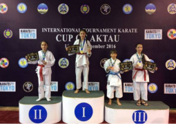 Спортсмены из Актау завоевали 18 медалей на международном турнире по карате-до (Видео)