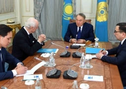 Нурсултан Назарбаев провел встречу со специальным посланником Генерального секретаря ООН по Сирии