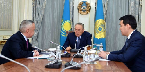 Нурсултан Назарбаев провел встречу с главой Счетного комитета 