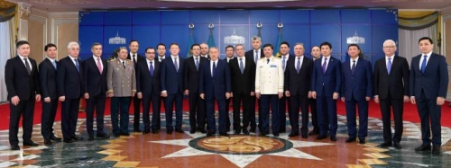 Глава Нацбанка и Генпрокурор дали торжественную клятву Нурсултану Назарбаеву