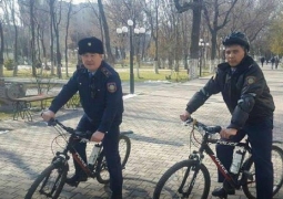 Полицейские велопатрули снова заработали в Шымкенте