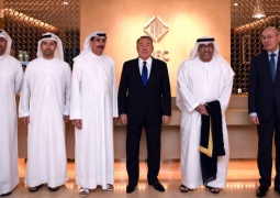 Нурсултан Назарбаев посетил Дубайский международный финансовый центр