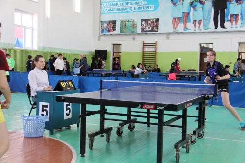 Чемпионат РК по настольному теннису проходит в Усть-Каменогорске
