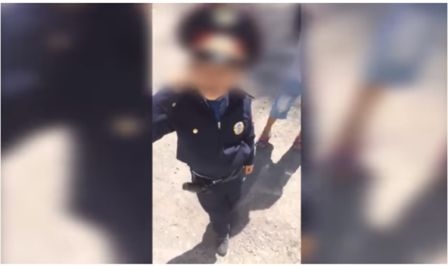 В МВД изучили видеозапись с мальчиком в полицейской форме на дороге