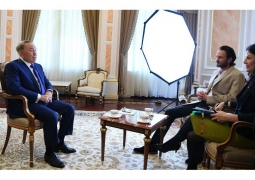 Нурсултан Назарбаев дал интервью телеканалу National Geographic