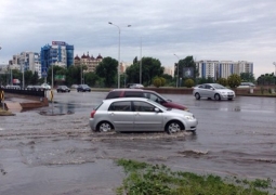 Стала известна причина подтопления улиц Алматы во время дождей