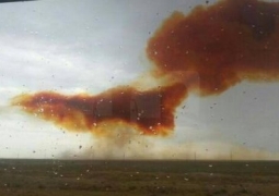 Упавший обломок ракеты спровоцировал в Жезказгане пожар