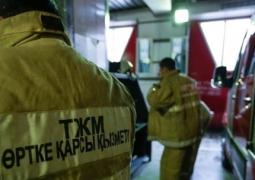 Пожар в аэропорту Талдыкоргана: постарадали 2 человека