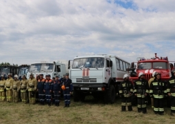 Спасатели Казахстана и России тушили «пожар» на границе