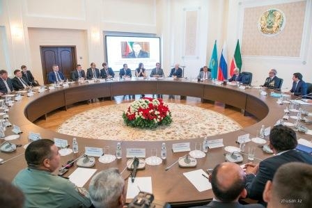 Как в Талдыкоргане встречали президента Татарстана Рустама Минниханова