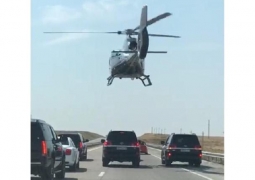 Замеченный над свадебным кортежем вертолет принадлежит нефтегазовой компании