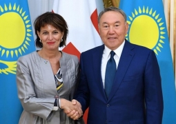 Нурсултан Назарбаев встретился с Президентом Швейцарии