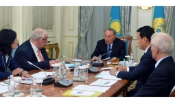 Глава государства встретился с руководством Усть-Каменогорского титано-магниевого комбината