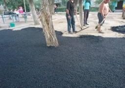 Алматинцы шокированы новыми методиками строителей при благоустройстве дворов