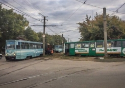В Павлодаре произошел еще один инцидент с трамваем