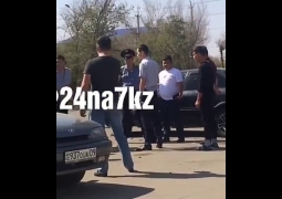 В сети появилось видео задержания замначальника МПС Сатпаева