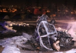 В Алматы в сгоревшем автомобиле обнаружили тело