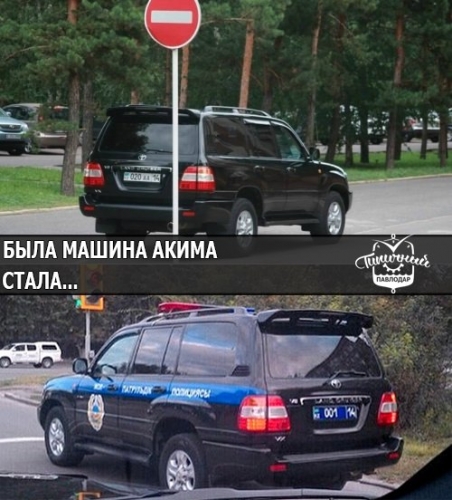 В Павлодаре аким отдал полиции внедорожник