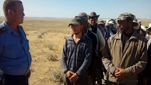 Еще один лагерь афганцев-нелегалов найден в Южном Казахстане