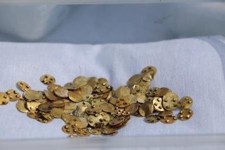 Древние сокровища найдены в ходе раскопок кургана «Елеке Сазы» в Восточном Казахстане