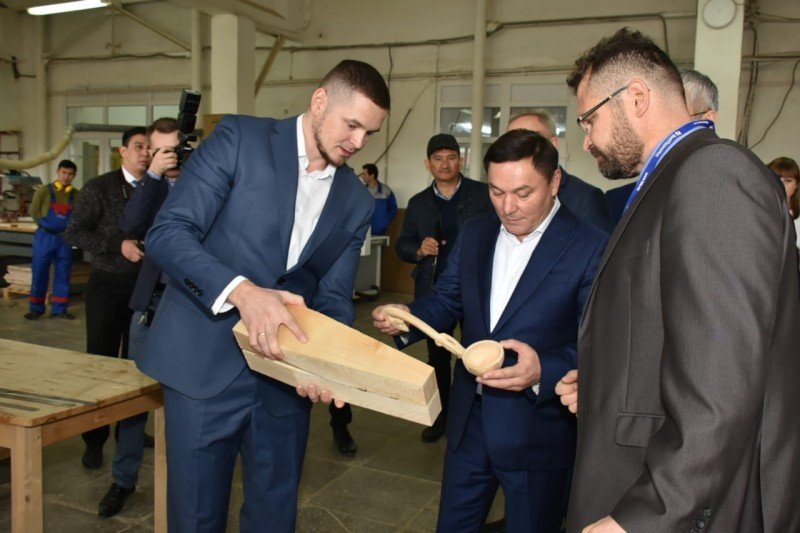 Кокшетауская компания "Блэк" открыла деревообрабатывающую фабрику 