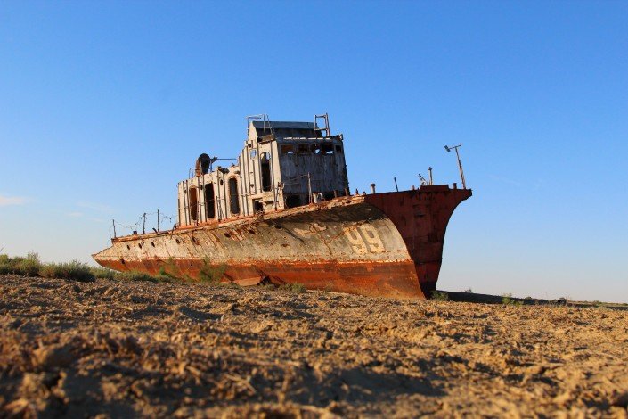 Город Муйнак вблизи Аральского моря признали самым страшным местом в мире