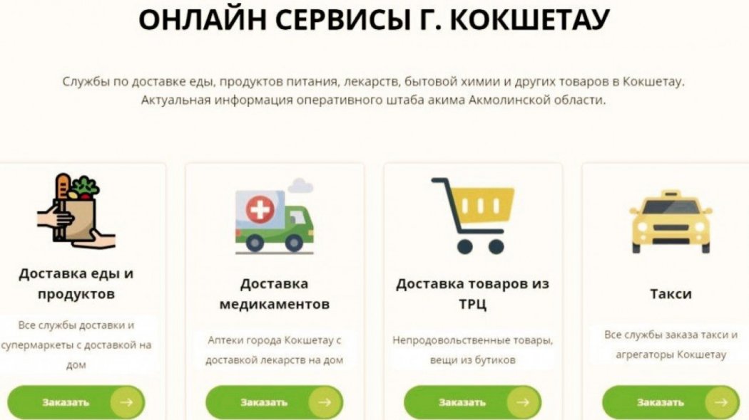В Акмолинской области запущен сайт по оказанию онлайн услуг