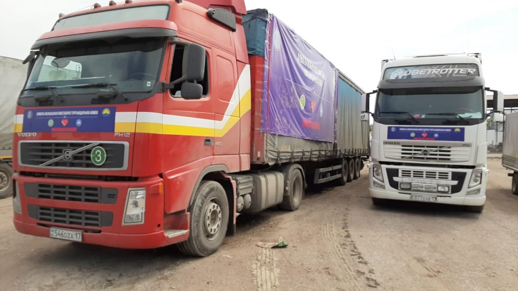 В Мактаарал прибыло 260 тонн гуманитарной помощи из Алматинской области