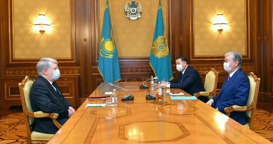 К.Токаев встретился с послом Российской Федерации 