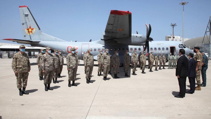 Қазақстанның әскери дәрігерлері Бейрутқа ұшып келді