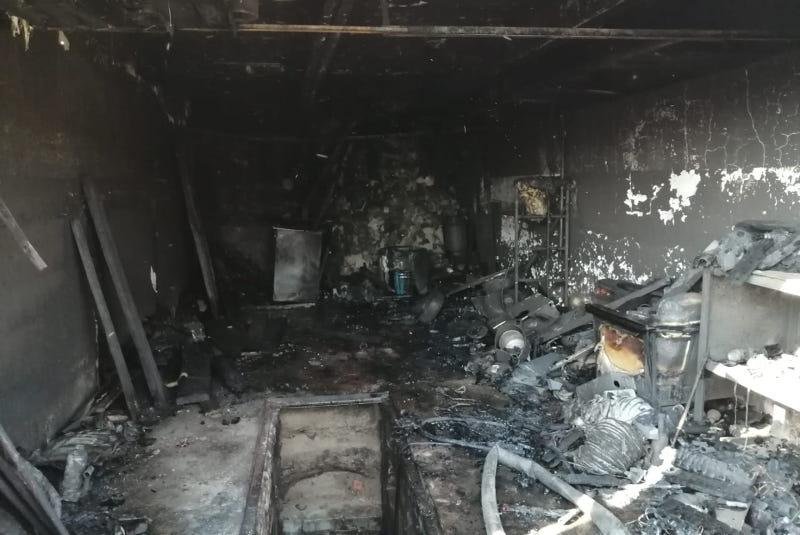 Мужчина получил 40% ожогов тела при пожаре в Павлодаре 